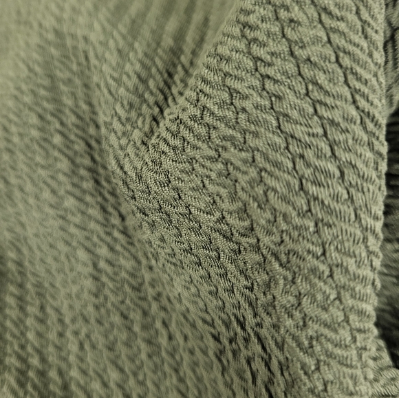 J CREW NWT Textured Squareneck Olive Green One-Piece Swimsuit Build-in Bra 22 - Picture 3 of 3